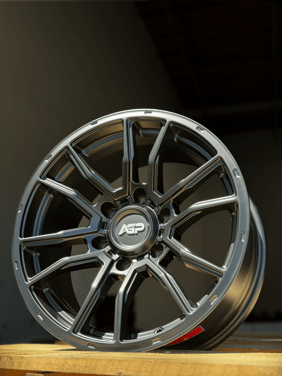 AGP 17x8 AGP 306 6x135 Black (+5mm)