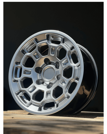 AGP 17x8 AGP PRO22 303 6x139.7 6x5.5 Hyper Black (Silver) (+5mm)
