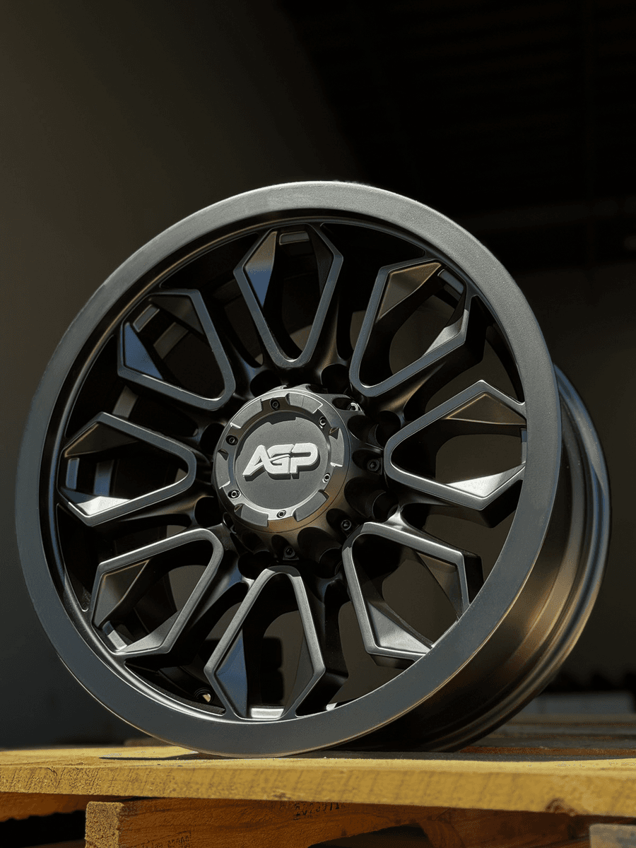 AGP 18x9 AGP HD 304 8x180 Matte Black (+18mm)