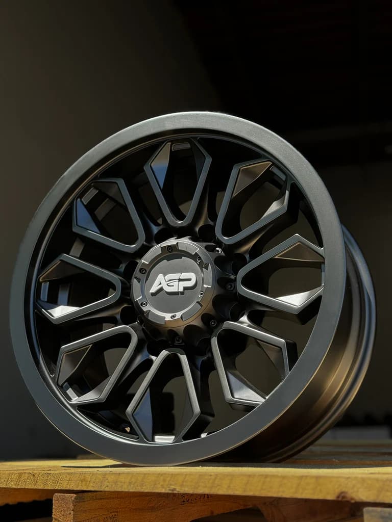 AGP 18×9 AGP HD 304 8×170 Matte Black (+12mm)